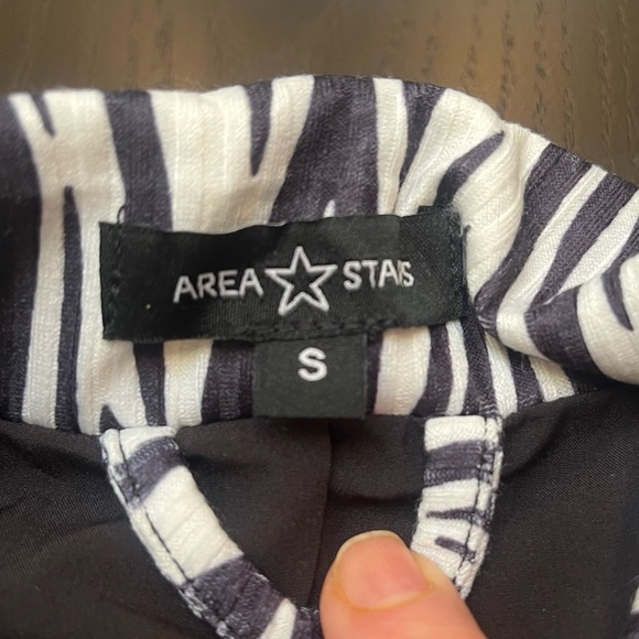 Area Stars NWT Zanzibar One Button Animal Print Jacket in Black and White S - Picture 12 of 16